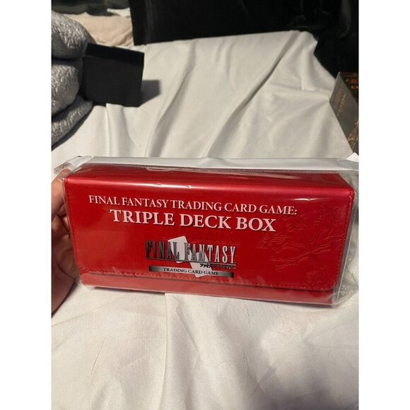 BRAND NEW SEALED Final Fantasy TCG Triple Deck Box Red Vincent W/ 3 Promo Cards - Picture 4 of 5